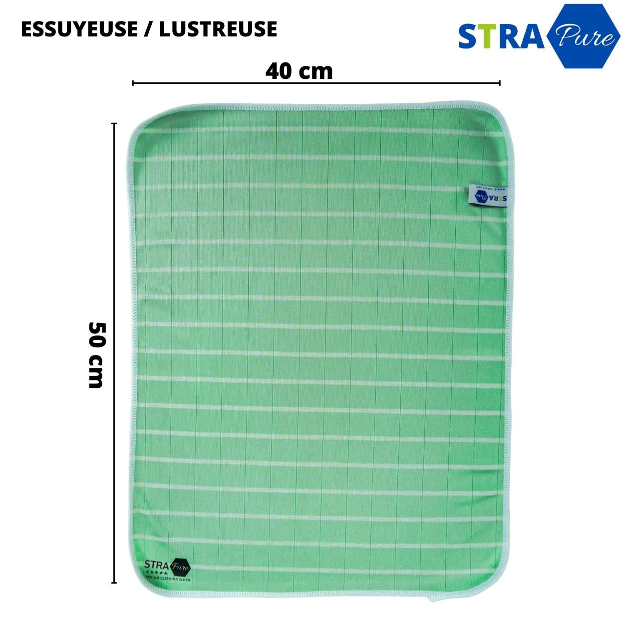 Essuyeuses / Lustreuses Chiffons Bambou Premium - 12 pièces – Image 2